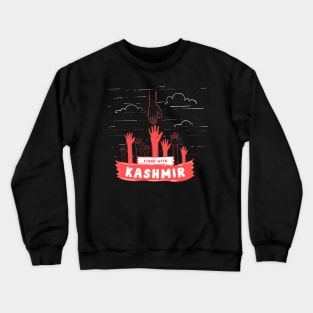 Stand With Kashmir To Stop This Massacre - Stop Killing Crewneck Sweatshirt